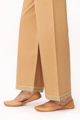 1 Piece Plazo in Beige Cambric (CZ3199)